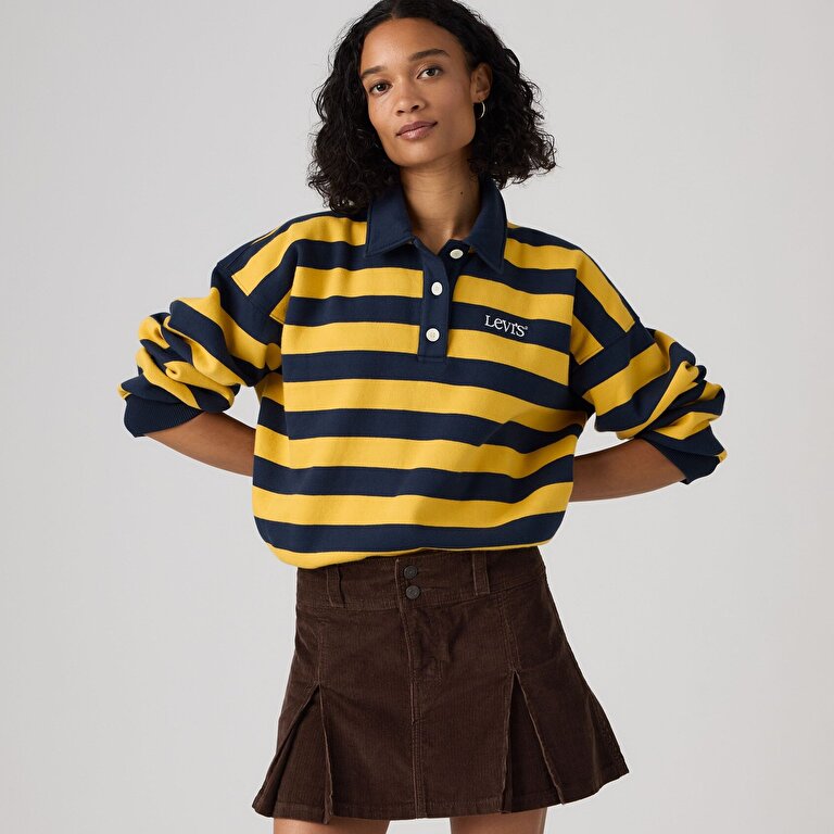 Graphic Vintage Rugby Sweatshirt