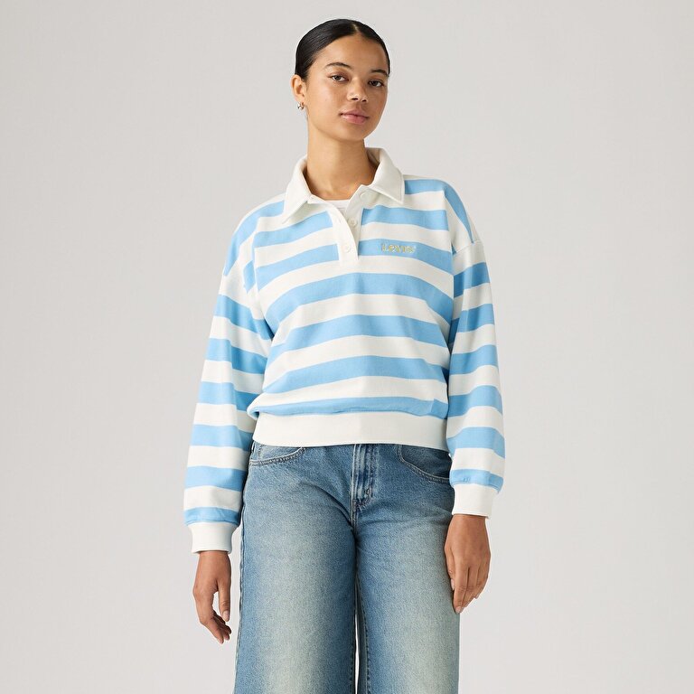 Graphic Vintage Rugby Sweatshirt