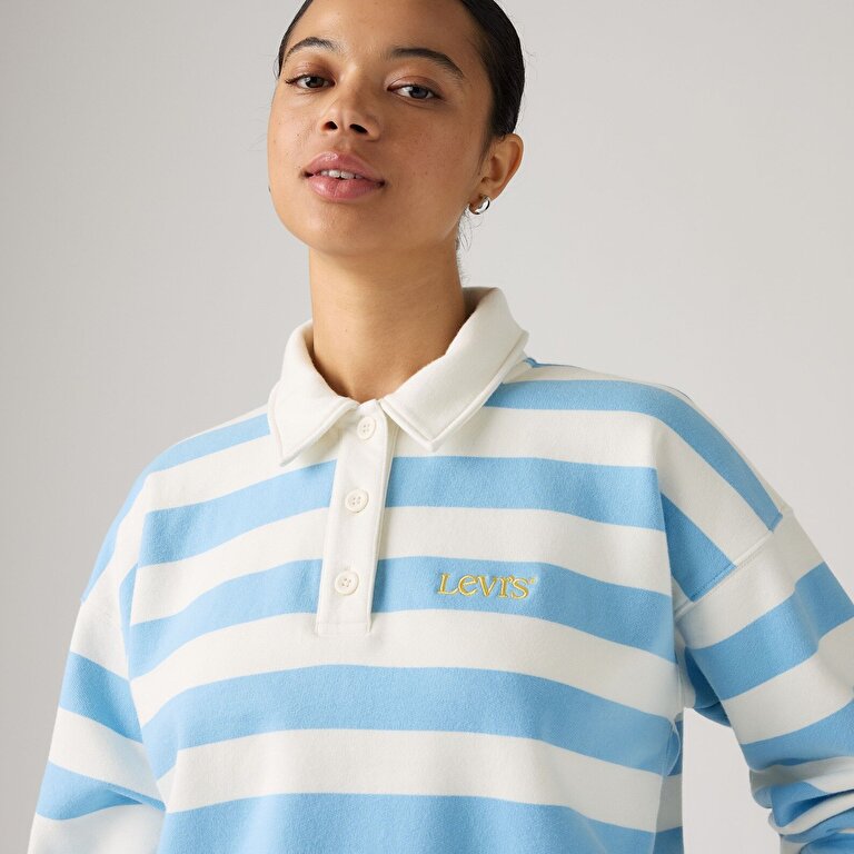 Graphic Vintage Rugby Sweatshirt