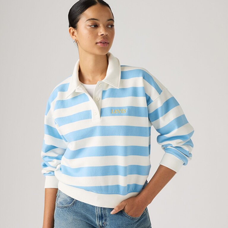 Graphic Vintage Rugby Sweatshirt