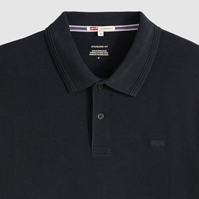 Original Uzun Kollu Siyah Polo Tişört