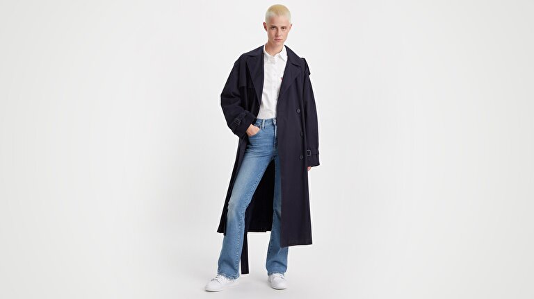 725™ High Rise Bootcut Kadın Jean Pantolon - Light Indigo Worn In