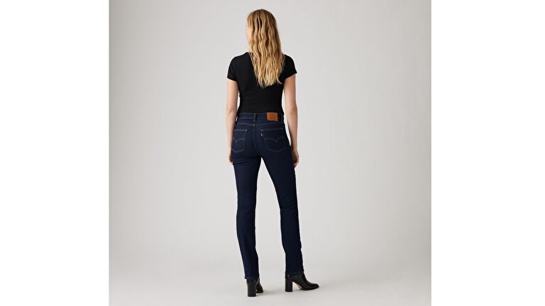 724™ High Rise Straight Kadın Jean Pantolon  -  Blue Wave Rinse
