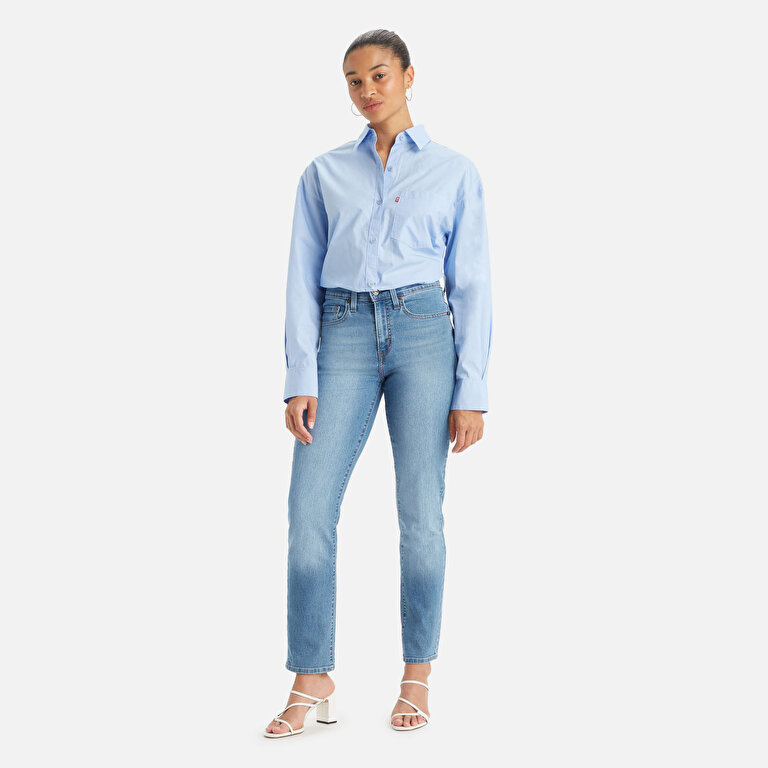 724™ High Rise Straight Kadın Jean Pantolon - Warm Fall Foliage