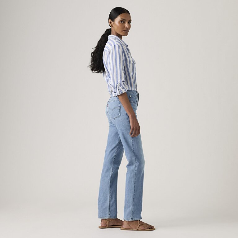 724™ High Rise Straight Lightweight Kadın Jean Pantolon - Download Cool