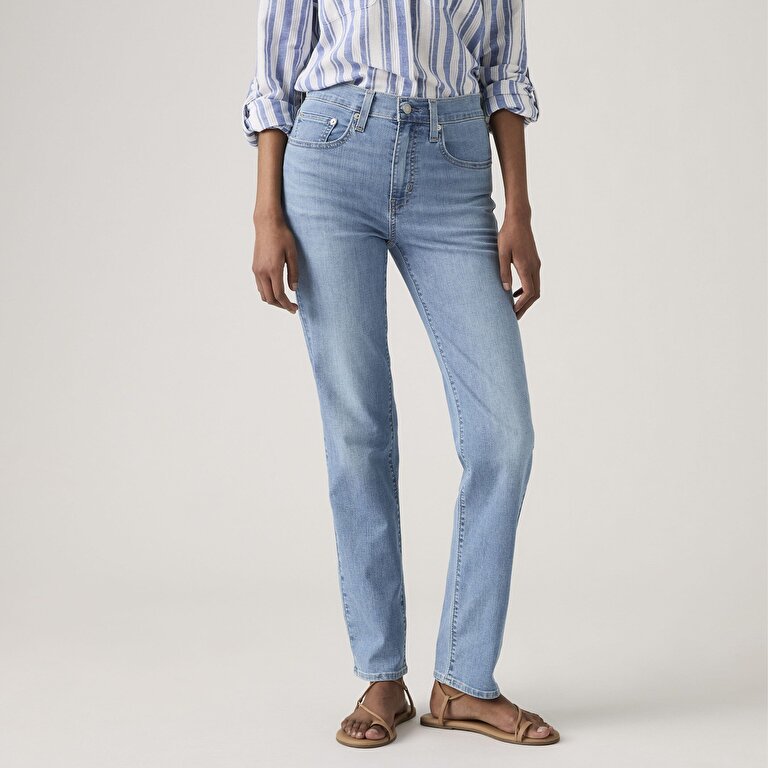 724™ High Rise Straight Lightweight Kadın Jean Pantolon - Download Cool