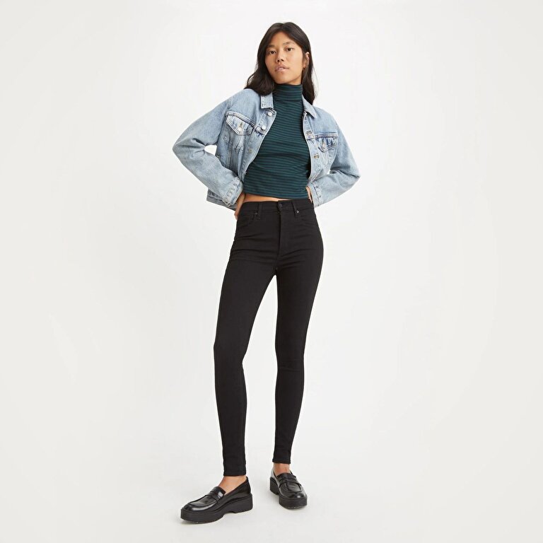 Mile High Super Skinny Kadın Jean Pantolon -  Black Celestial