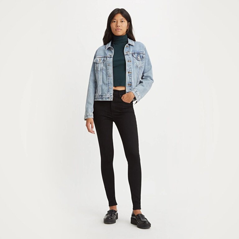 Mile High Super Skinny Kadın Jean Pantolon -  Black Celestial
