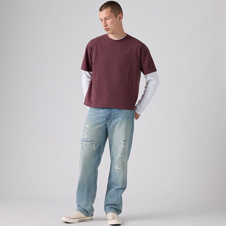568™ Loose Straight Erkek Jean Pantolon - One More Chance Destructed