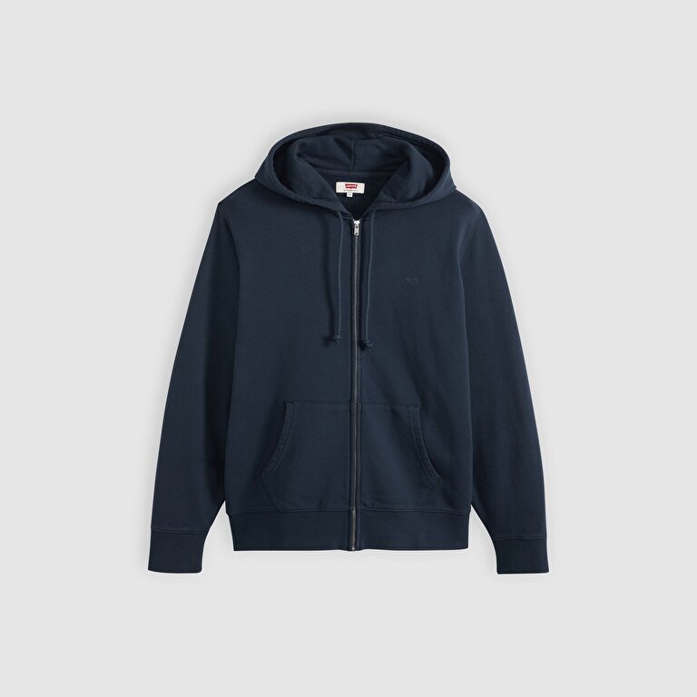 Original Housemark Fermuarlı Lacivert Hoodie
