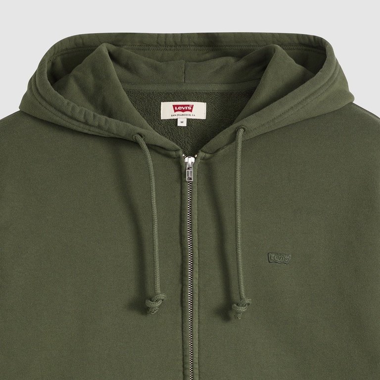 New Original Fermuarlı Hoodie