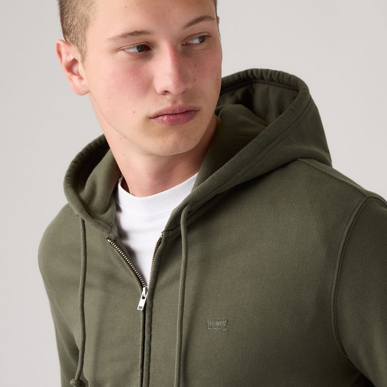 New Original Fermuarlı Hoodie
