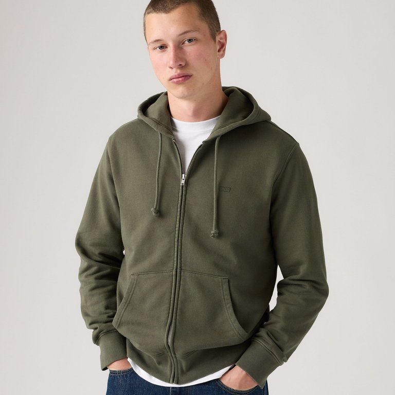 New Original Fermuarlı Hoodie