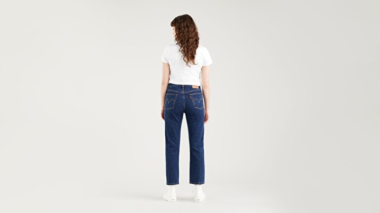 501® Original Crop Kadın Jean Pantolon - Salsa Stonewash - Indigo