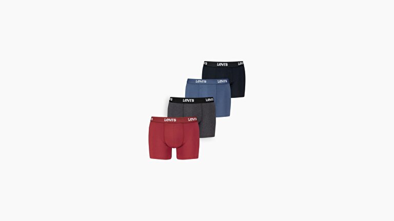 Levi's® Solid Boxer - 4'lü Paket