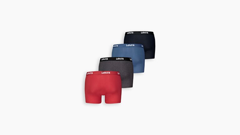 Levi's® Solid Boxer - 4'lü Paket