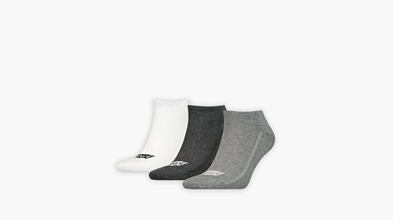 Levi's® Low Cut Batwing Logo Recycled Cotton Çorap - 3'lü