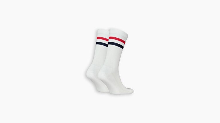 Levi's® Regular Cut Sport Stripe Çorap - 2'li