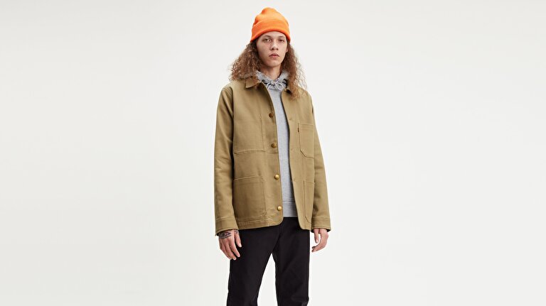 Engineers Coat 2.0  Beyaz Erkek Trucker