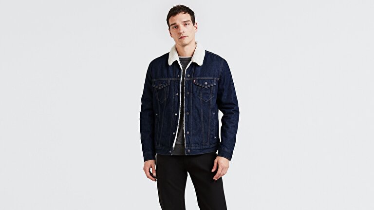 Type 3 Sherpa Trucker Rockridge İndigo Erkek Trucker