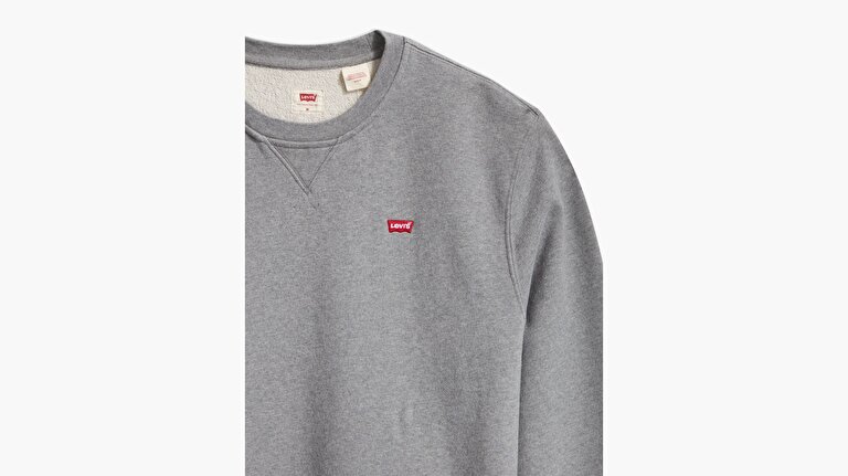 New Original Crew Tr Gri Erkek Sweatshirt 121646 | Levi's TR