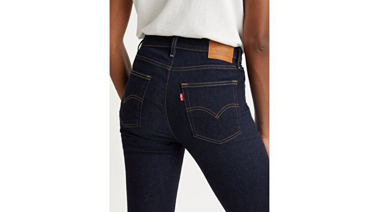 724™ High Rise Straight Kadın Jean Pantolon  -  Blue Wave Rinse