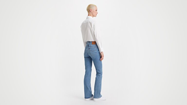725™ High Rise Bootcut Kadın Jean Pantolon - Light Indigo Worn In
