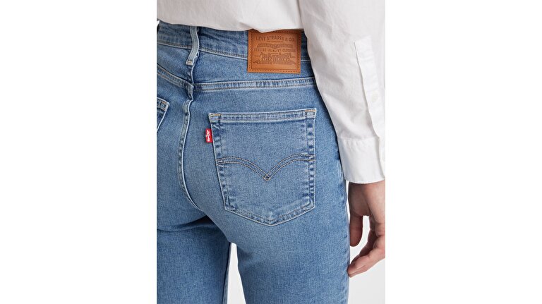 725™ High Rise Bootcut Kadın Jean Pantolon - Light Indigo Worn In