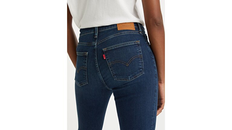 724™ High Rise Straight Kadın Jean Pantolon -  Blue Swell