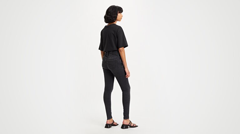 720™ High Rise Super Skinny Kadın Jean Pantolon - Black Mustang