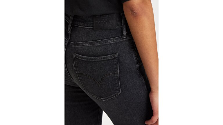 720™ High Rise Super Skinny Kadın Jean Pantolon - Black Mustang