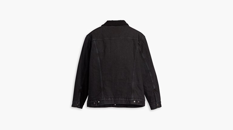 Relaxed Fit Sherpa Trucker Ceket