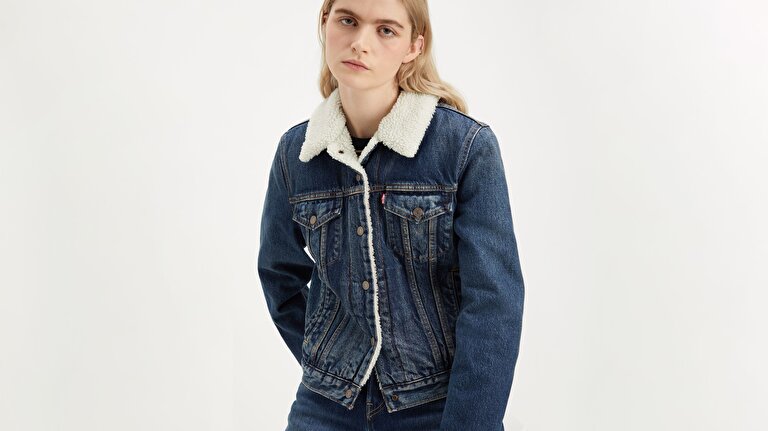 Original Sherpa Trucker Jean Ceket