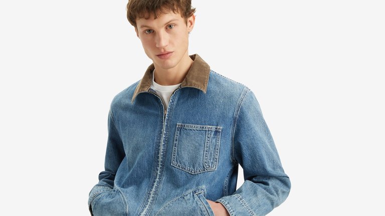 Full-Zip Mechanics Trucker Jean Ceket 125433 | Levi's TR