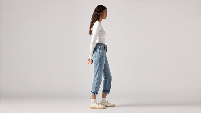 501® Crop Kadın Jean Pantolon - Blazer Selvedge