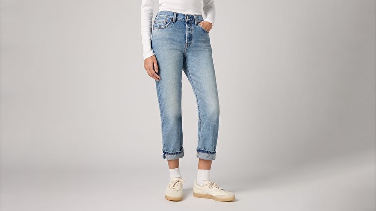 501® Crop Kadın Jean Pantolon - Blazer Selvedge