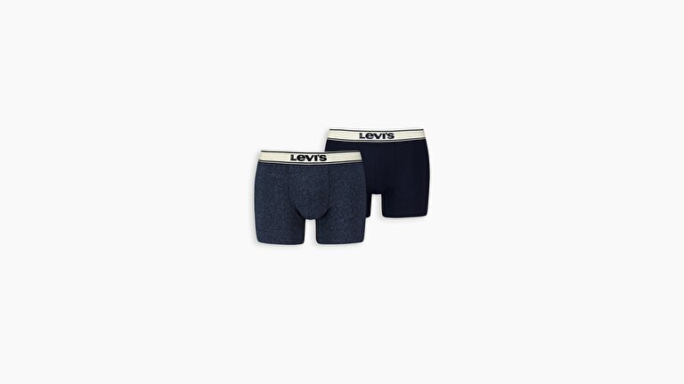 Levi's® Vintage Heather Organic Cotton Boxer Brief - 2'li Paket