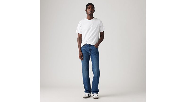 501® Levi's® Original Erkek Jean Pantolon - Her Eyes - Dark Blue