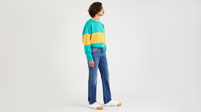 501® Levi's® Original Erkek Jean Pantolon - Her Eyes - Dark Blue