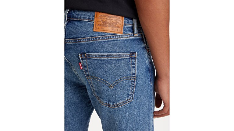 Levi's® Made & Crafted® 511™ Slim Selvedge Erkek Jean Pantolon - Brighter Days Selvedge