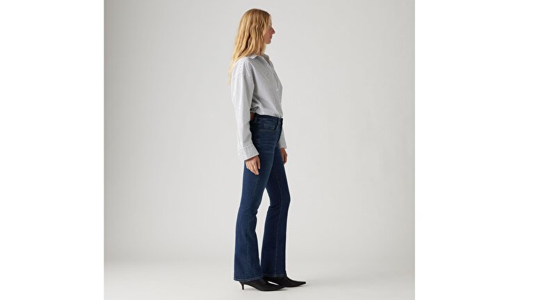 725™ High Rise Bootcut Kadın Jean Pantolon - Blue Wave Dark