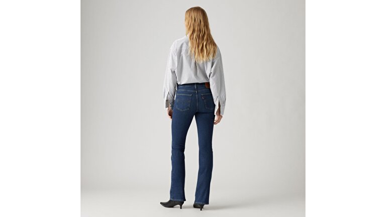 725™ High Rise Bootcut Kadın Jean Pantolon - Blue Wave Dark