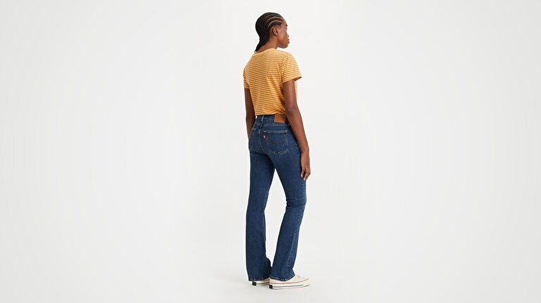 725™ High Rise Bootcut Kadın Jean Pantolon - Blue Wave Dark