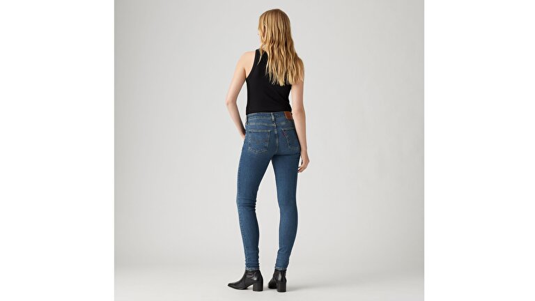 721™ High Rise Skinny Kadın Jean Pantolon - Blue Wave Dark