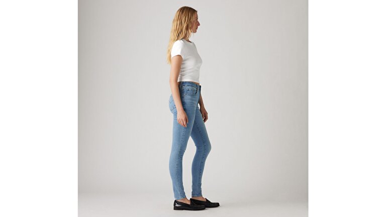 721™ High Rise Skinny Kadın Jean Pantolon - Blue Wave Light