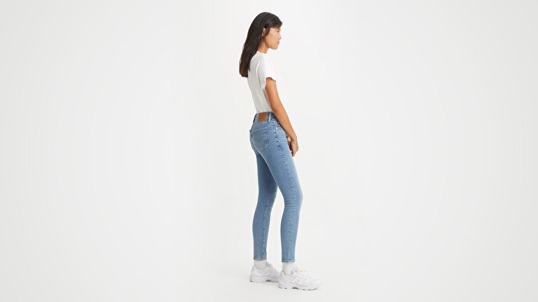 721™ High Rise Skinny Kadın Jean Pantolon - Blue Wave Light