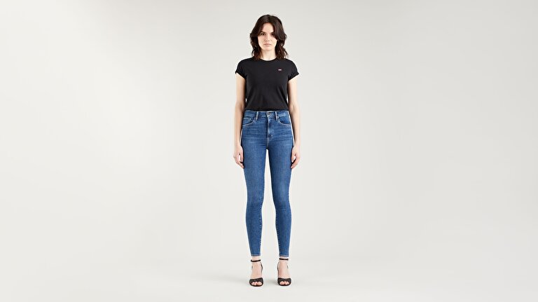 Mile High Super Skinny Kadın Jean Pantolon - Venice For Real - Dark Indigo