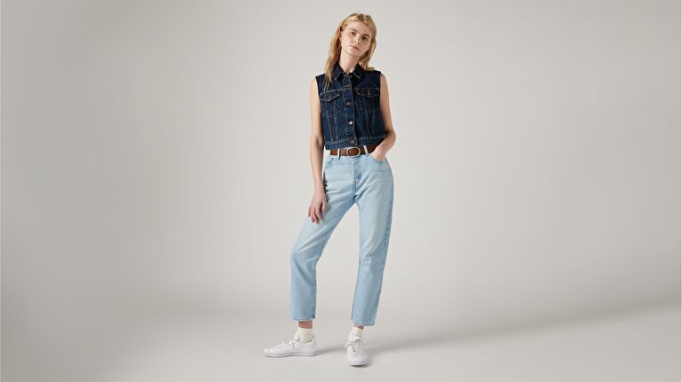 501® Kadın Crop Jean Pantolon-Luxor Ra