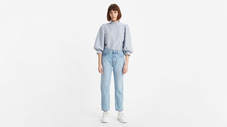 501® Kadın Crop Jean Pantolon-Luxor Ra