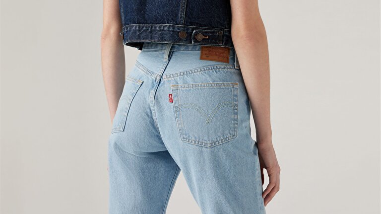 501® Kadın Crop Jean Pantolon-Luxor Ra